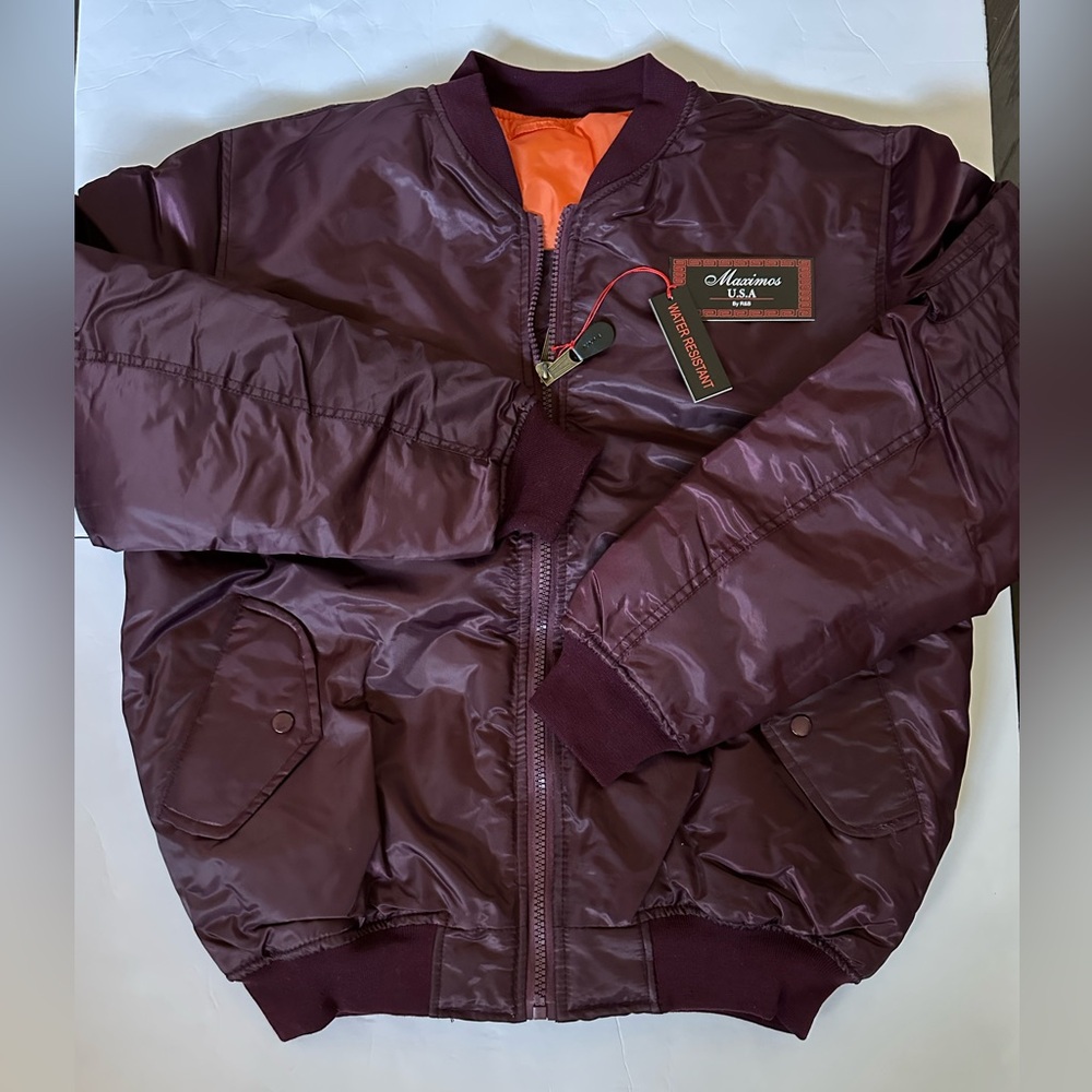 Maximos mens reversible bomber jacket